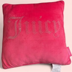 Pink Juicy Couture velour rhinestone